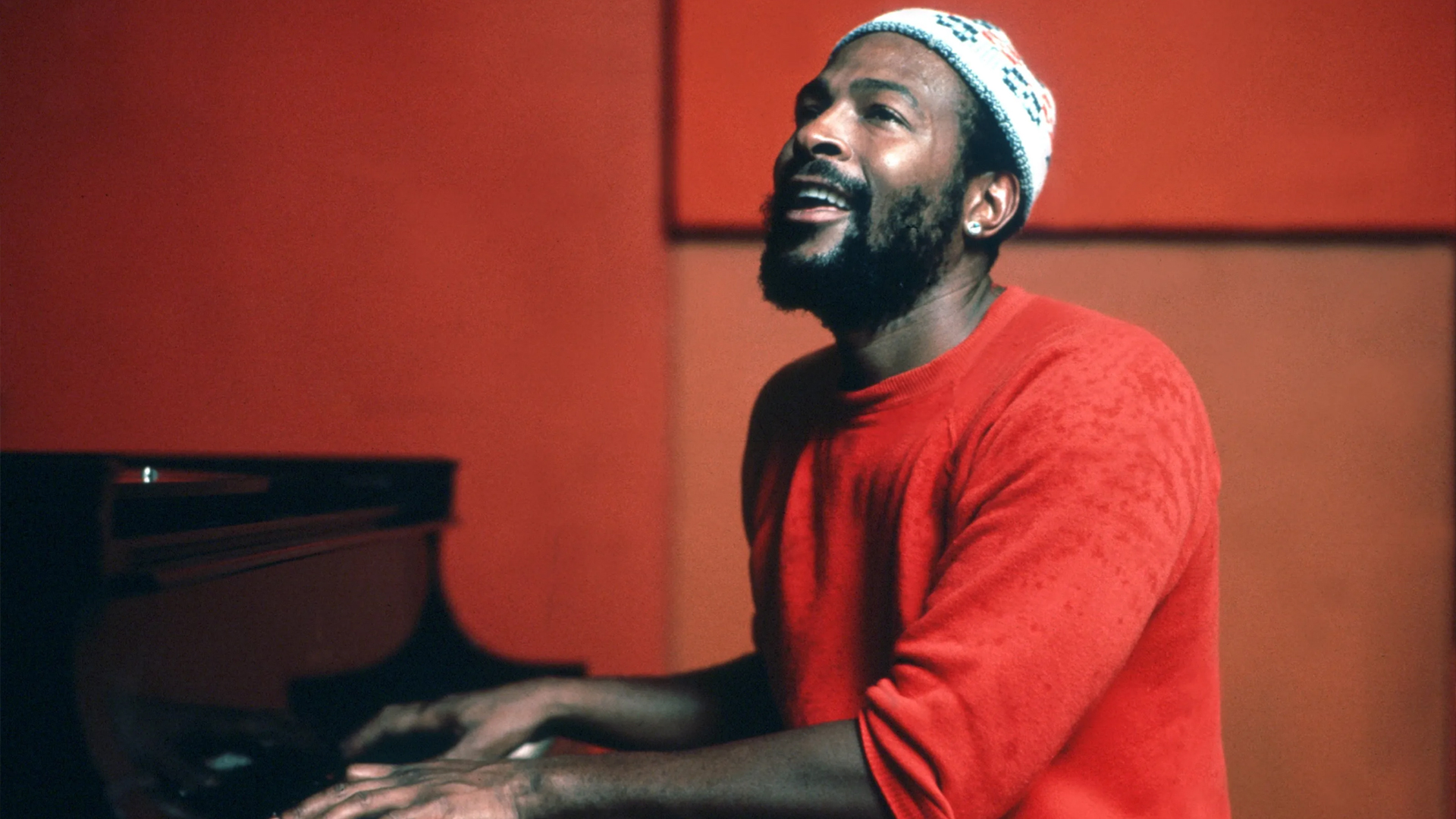 Marvin Gaye performing